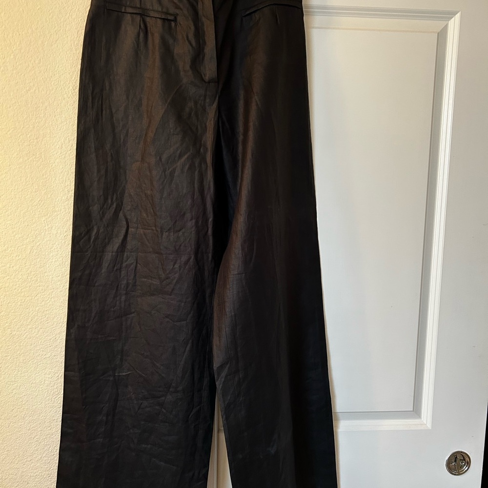 Givenchy Black Dress Pants with Wide-Leg Silhouette